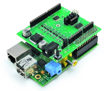 Expansion Shield for RaspberryPi compatible with Arduino | Open.