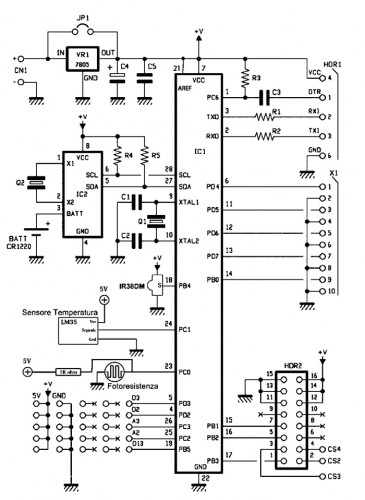 Dotklok_schema_elettrico