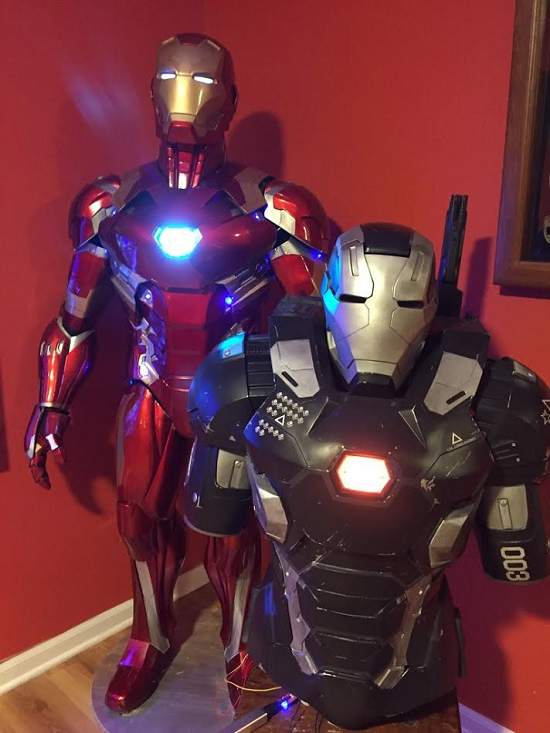 3D Printed Iron Man Suit and the War Machine Mark III for a heartwarming experience - Open Electronics Open Electronics