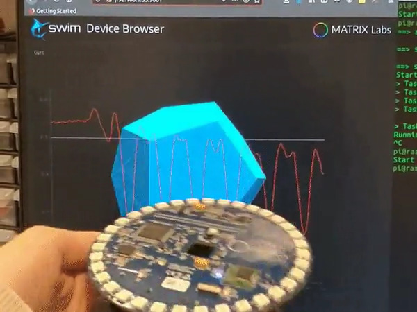 Stream & Visualize MATRIX Creator Sensor Data with Swim.ai