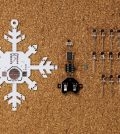 Shimmering Snowflake PCB Ornament