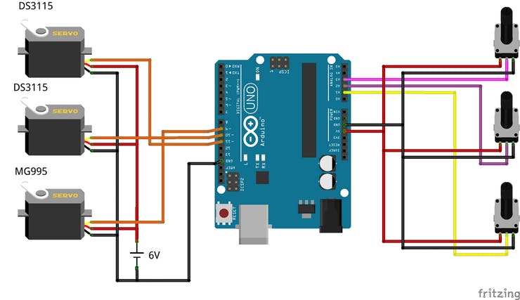 Robot Arm with Controller - Open Electronics - Open Electronics